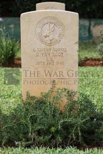 BEIRUT WAR CEMETERY - VAN ROOY, D